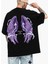 Day Light Killer Butter Fly Ön ve Arka Baskılı Siyah Unisex Oversize T-Shirt 1