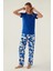 Yumuşak Dokulu Kısa Kol Kadın Pijama Takım 8834 1
