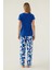 Yumuşak Dokulu Kısa Kol Kadın Pijama Takım 8834 5