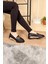 Tokalı Delikli Loafer Siyah 5