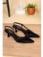 Düz Karnıyarık Stiletto Siyah 1