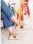 Bej-Taba Renk Bağcıklı Düz Taban Kadın Sneakers 2