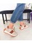 Bej-Taba Renk Bağcıklı Düz Taban Kadın Sneakers 5