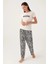 Yumuşak Dokulu Kısa Kol Kadın Pijama Takım 8787 2