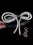Köpek boyun tasması deri siyah gümüş papyonlu genişlik:2,5cm kalınlık:4mm boyun ölçüsü:36-45cm ayarlanabilir dog collar T1-24L 2