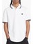 Tipped Pique Short Sleeve Polo Beyaz Erkek T-Shirt 1