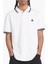 Tipped Pique Short Sleeve Polo Beyaz Erkek T-Shirt 1