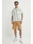 Woven Badge (Bb) Cargo Sweatshort Lıght Wheat Boot Erkek Şort 2