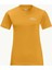 Jack Wolfskin Essential T W Kadın Hardal T-Shirt 3