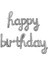 Folyo Balon Happy Birthday Yazılı El Yazılı Helyum Balon 1