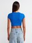 30936 Vücuda Oturan Crop Top-Saks 2