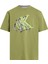 Baskılı Yeşil Erkek T-Shirt J30J325201L9N 1