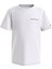 Calvin Klein Beyaz Erkek Çocuk T-Shirt Chest Inst. Logo Ss T-Shirt 4