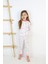 Harika Kids Kız Çocuk Interlok Kumaş Örme Basic Baskılı Pijama Takımı 3