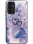 Samsung Galaxy A15 4g/5g Telefon Kılıfı Temperli Cam Desenli Arka Kapak-Kalpten Kalbe/çiçek (Yurt Dışından) 1