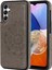Samsung Galaxy A15 5g Manyetik Telefon Kılıfı Baskılı Mandala Çiçek Kart Yuvaları Kapak-Gri (Yurt Dışından) 1