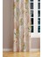 Xero Floral 2 Desenli Süet Oturma Odası Salon Fon Perde Baskılı Ekstrafor Büzgü Tek Kanat PRD-1080 2