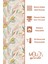 Xero Floral 2 Desenli Süet Oturma Odası Salon Fon Perde Baskılı Ekstrafor Büzgü Tek Kanat PRD-1080 5
