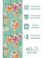 Old Flowers Pattern 4 Desenli Süet Oturma Odası Salon Fon Perde Ekstrafor Büzgü Tek Kanat PRD-1034 5
