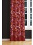 Burgundy 2 Desenli Süet Oturma Odası Salon Fon Perde Baskılı Ekstrafor Büzgü Tek Kanat PRD-1056 2