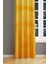 Yellow Wave Stile Desenli Süet Oturma Odası Salon Fon Perde Baskılı Ekstrafor Büzgü Tek Kanat 2