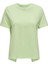 Only Onlkelly Lıfe S/S Back Wrap Top T-Shirt Jrs 15319398 Yeşil 1