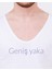 Erkek Beyaz Fanila Undershirt 100% Pamuk Penye Kısa Yarım Kol Derin ve Geniş V Yakası Uzun Boy Gömlek Altı Görünmez 2