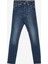 Normal Bel Skinny Paça Skinny Fit Indigo Kadın Denim Pantolon I- 1