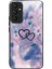 Samsung Galaxy A55 5g Telefon Kılıfı Temperli Cam Arka Kapak Desenli Tasarım-Kalpten Kalbe/çiçek (Yurt Dışından) 1