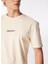 Yuvarlak Yaka Krem Erkek T-Shirt Jorlafayette Emb Tee Ss Crew Neck 4