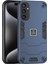 Samsung Galaxy S24 Çift Katmanlı Yumuşak Tpu + Sert Pc Koruyucu Lacivert Telefon Kılıfı (Yurt Dışından) 1