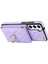 Samsung Galaxy S21+ 5g Cep u Kart Tutucu Halka Kickstand Pu+Tpu Çizilmez Mor Telefon Kılıfı (Yurt Dışından) 2