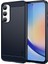 Samsung Galaxy A35 5g Standlı Karbon Fiber Dokulu Tpu Mavi Telefon Kılıfı (Yurt Dışından) 1