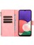 Baskılı Deri Samsung Galaxy A22 5g (Ab Versiyonu) Fermuarlı Cep Kart Yuvaları Kabuk Altın Telefon Kılıfı (Yurt Dışından) 2