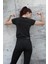 Exclusive Design Siyah Regular Kadın T-Shirt 1