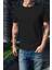 Exclusive Siyah %100 Pamuklu Erkek T-Shirt 3
