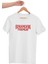 Stranger Things Baskılı Hediyelik Beyaz T-Shirt 3