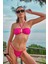 Kadın Pembe Strablez Brazilian Bikini Takımı (Ayarlanabilir Bikini Altı) 23S104ST 1