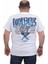 Erkek Büyük Beden Sıfır Yaka T-Shirt Cool Boys 24125 Beyaz 2