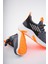 507-24 Triko Sneaker Erkek Çocuk Ayakkabı Füme Oranj 31-35 3