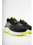 507-24 Triko Sneaker Erkek Çocuk Ayakkabı Siyah Sarı 26-30 2