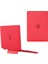 Mat Sert Pc Kasa Macbook Air 15 Inç (2023) M2 A2941/(2024) A3114 M3 Kickstand-Kırmızı ile Hafif Darbeye Dayanıklı Laptop Kılıfı (Yurt Dışından) 1