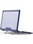 MacBook Air 13 Inç (2018) A1932/(2020) A2337 M1 A2179 Darbeye Dayanıklı Pc + Tpu Kapak Anti-Drop Laptop Kılıfı-Lacivert (Yurt Dışından) 2