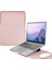 Ayarlanabilir Standlı Dizüstü Bilgisayar Kılıfı ile 13 Inç Pu Deri Laptop Çantası-Pembe (Yurt Dışından) 1