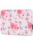 Tablet Kılıfı Pu Deri Çiçek Desenli Taşınabilir 360 Derece Koruyucu Bilgisayar Çantası-Açık Pembe/15 Inç (Yurt Dışından) 2