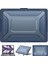 MacBook Air 13 Inç (2022) M2 A2681 Isı Dağıtımı Laptop Kılıfı Darbeye Dayanıklı Sert Pc Yumuşak Tpu Kickstand Kapak-Safir (Yurt Dışından) 2