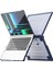 MacBook Pro 14 Inç (2021)/(2023) (A2442 M1 Pro / M1 MAX/A2779) Isı Dağılımı Sert Pc+Tpu Laptop Kılıfı, Kickstand Lacivert (Yurt Dışından) 2