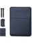 MacBook 13 Inç/14 Inç Dizüstü Bilgisayar Saklama Çantası Çok Fonksiyonlu Pu Deri Mouse Pad Dizüstü Bilgisayar Kol Çantası-Koyu Mavi (Yurt Dışından) 1