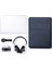 MacBook 13 Inç/14 Inç Dizüstü Bilgisayar Saklama Çantası Çok Fonksiyonlu Pu Deri Mouse Pad Dizüstü Bilgisayar Kol Çantası-Koyu Mavi (Yurt Dışından) 2