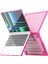 MacBook Pro 14 Inç (2021)/(2023) (A2442 M1 Pro / M1 MAX/A2779) Isı Dağılımı Sert Pc + Tpu Dizüstü Bilgisayar Kılıfı, Kickstand Rose (Yurt Dışından) 2